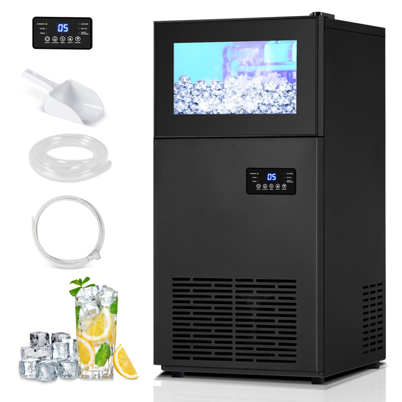 TAZPI 160 Lb. Daily Production Cube Clear Ice Under Counter